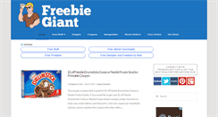 Desktop Screenshot of freebiegiant.com