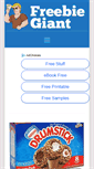 Mobile Screenshot of freebiegiant.com